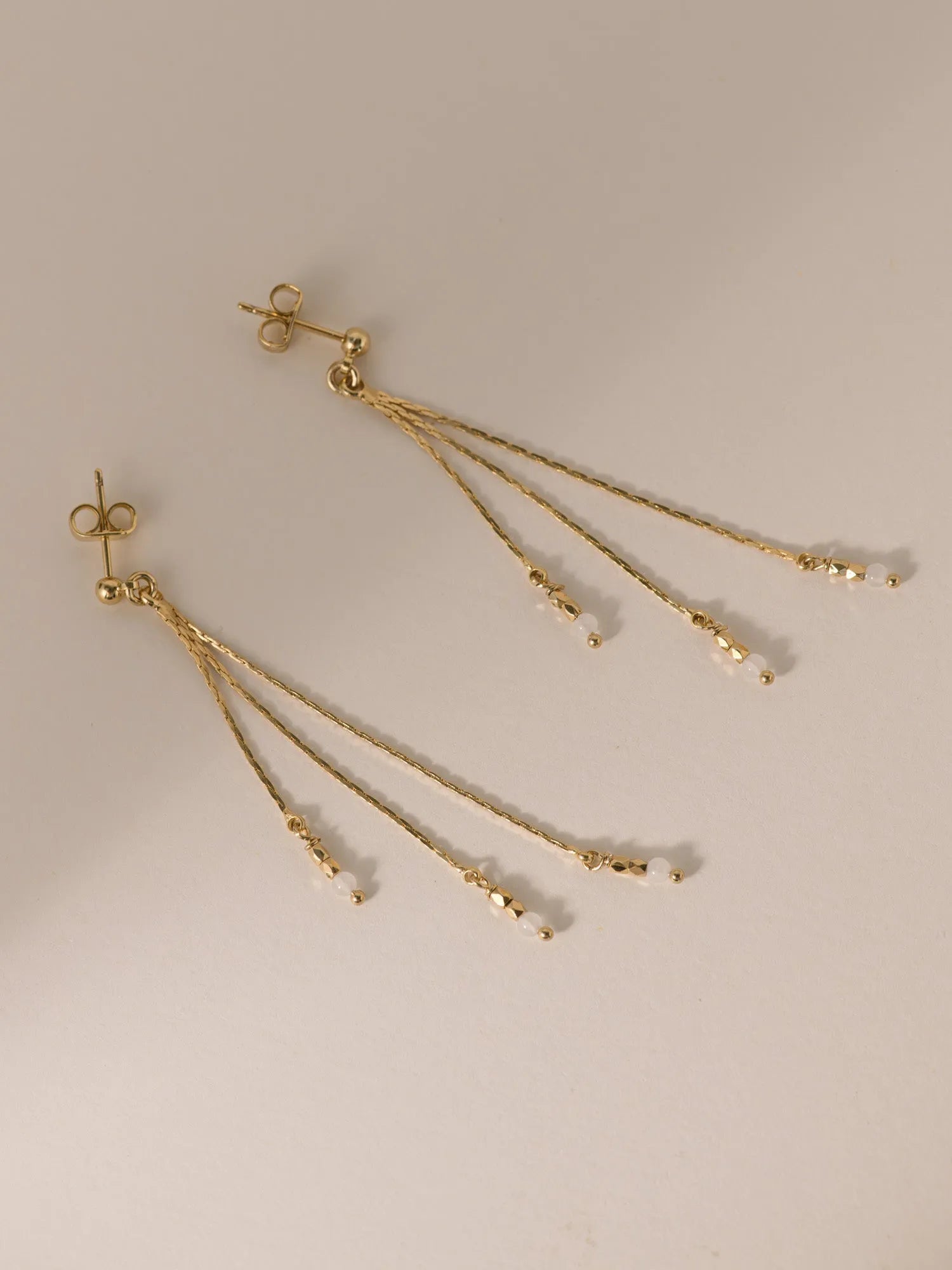 NYMPHEA BO BLANC-BO / Earrings-Les Petites Pampilles