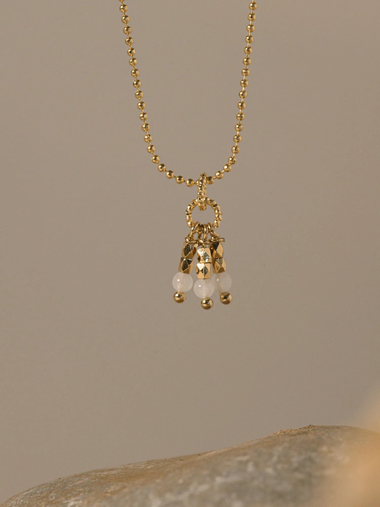 NYMPHEA CO BLANC-Colliers / Necklaces-Les Petites Pampilles