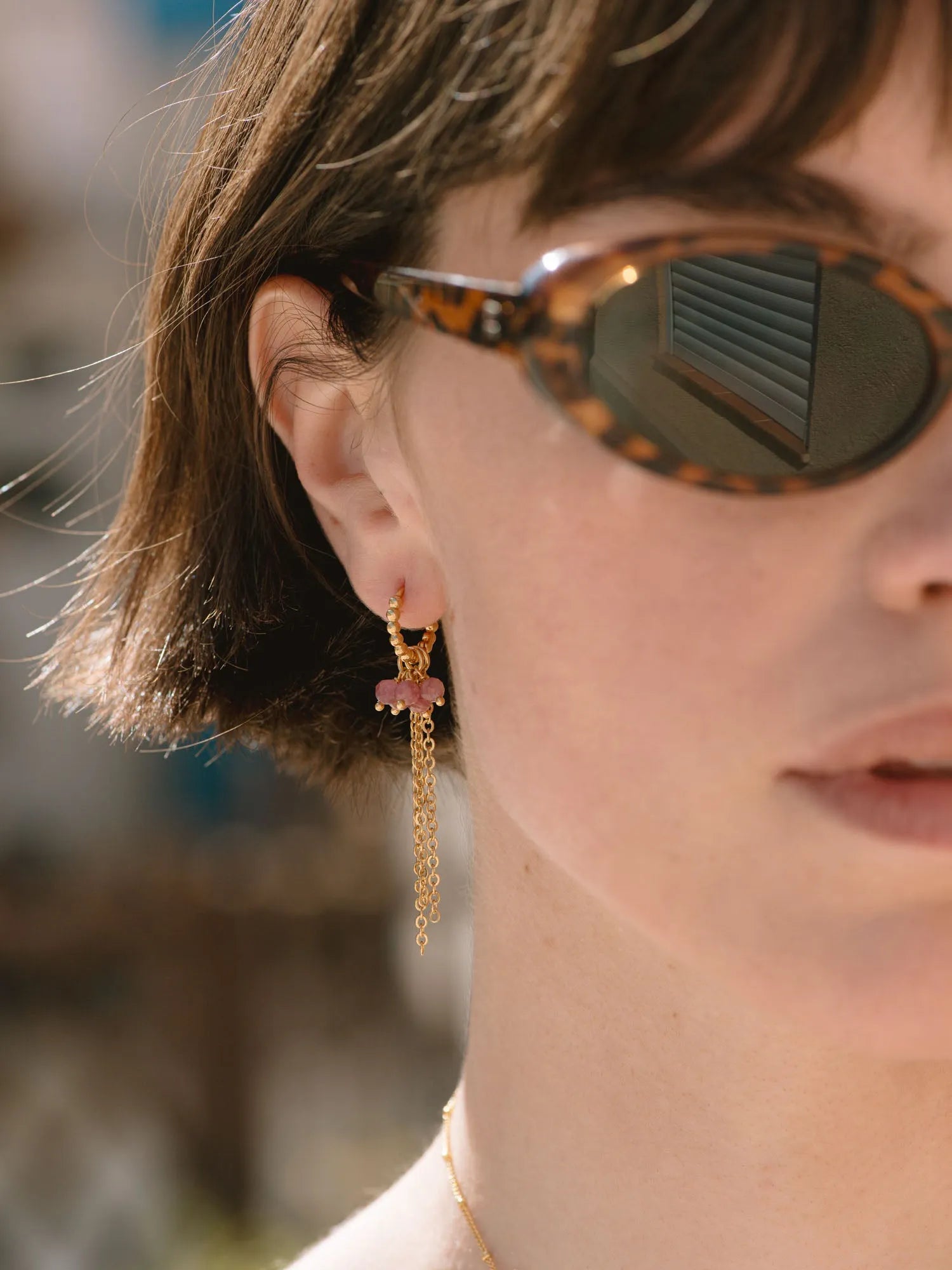 OREANE BO ROSE-BO / Earrings-Les Petites Pampilles