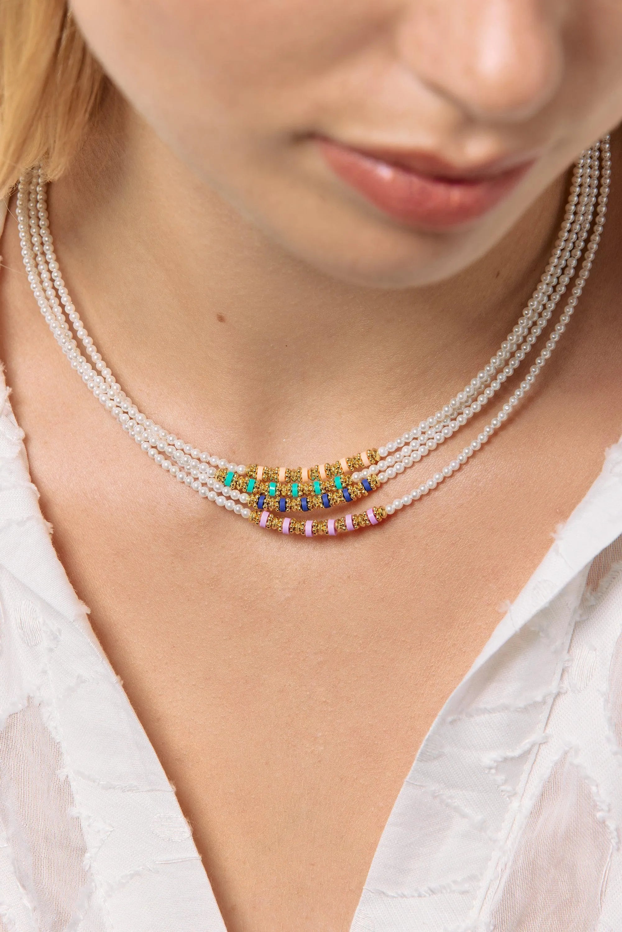 PERLINE CO-Colliers / Necklaces- Bijoux dorés -Les Petites Pampilles