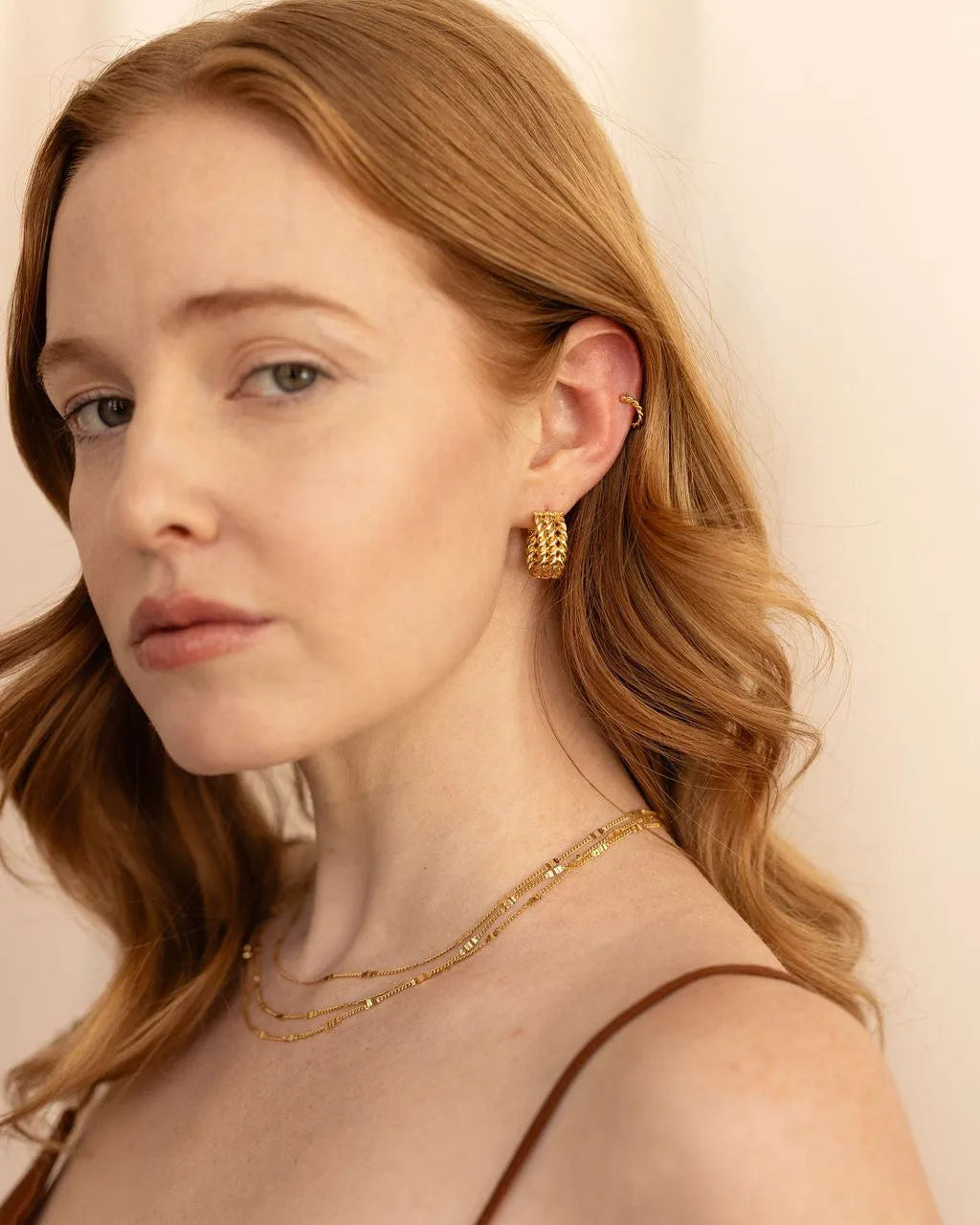 PIERCING TORSADE BO-BO / Earrings-Les Petites Pampilles