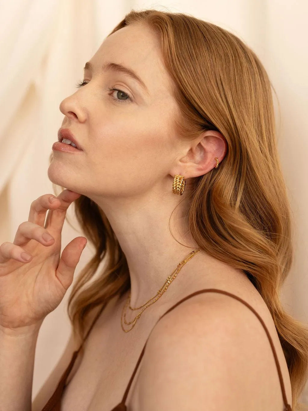 PIERCING TORSADE BO-BO / Earrings-Les Petites Pampilles