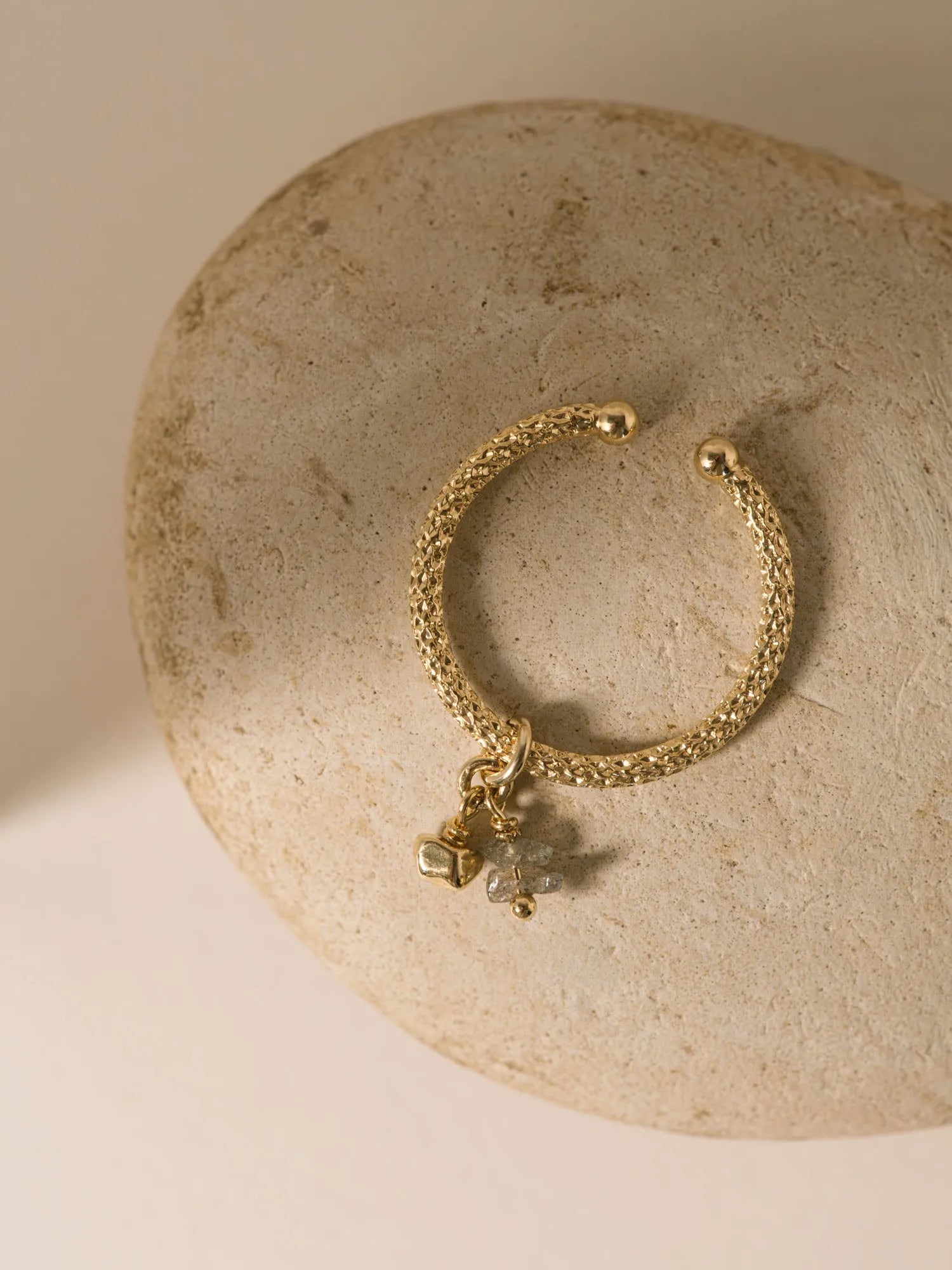 PUCEA BA GRISE-Bagues / rings-Les Petites Pampilles
