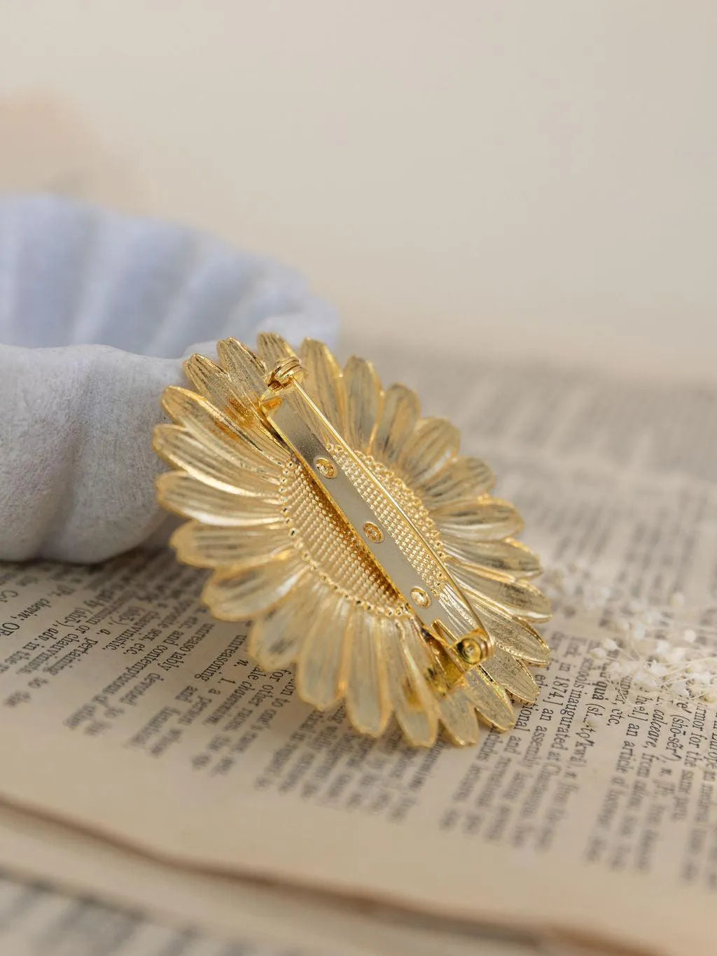 RAIPONCE BROCHE-Doré-Les Petites Pampilles