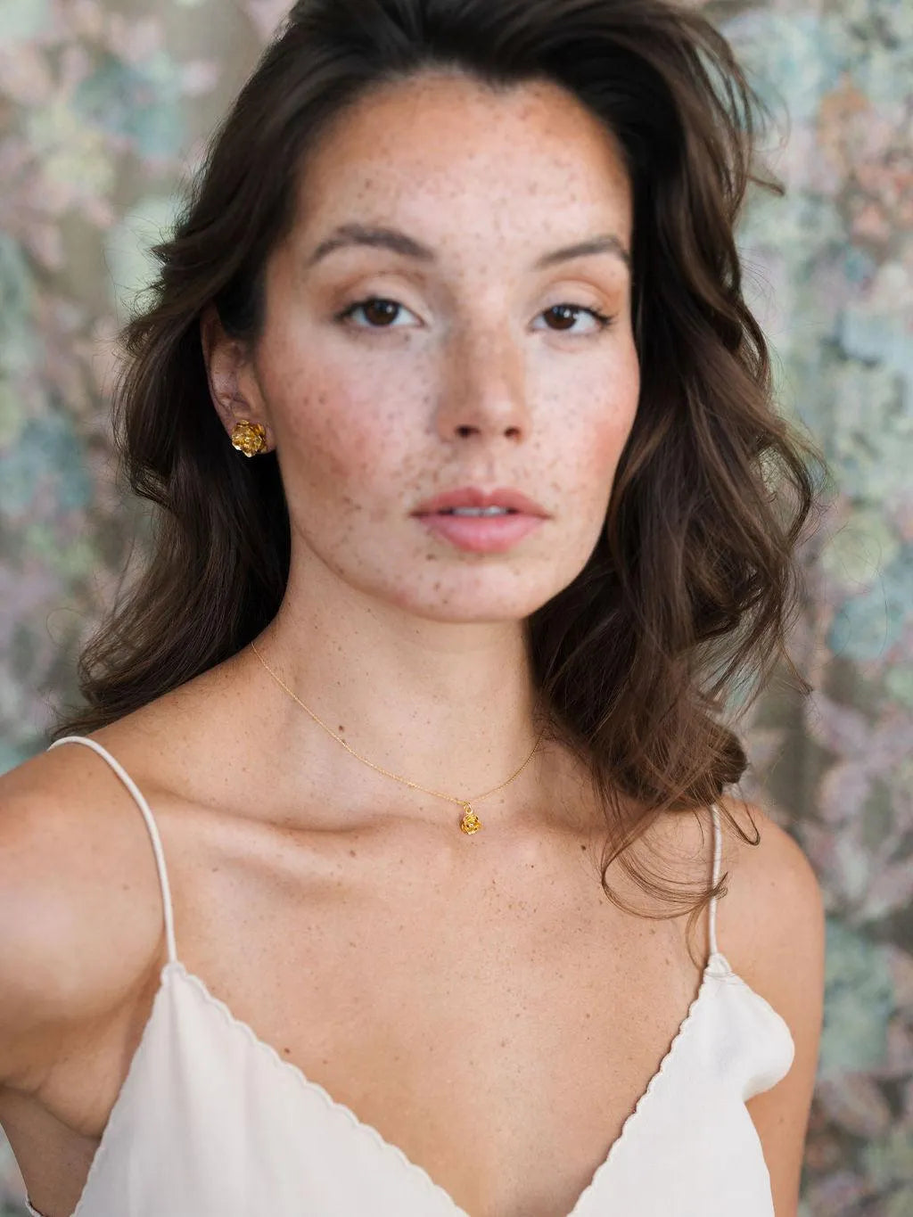 ROSY BO-BO / Earrings- Bijoux dorés -Les Petites Pampilles