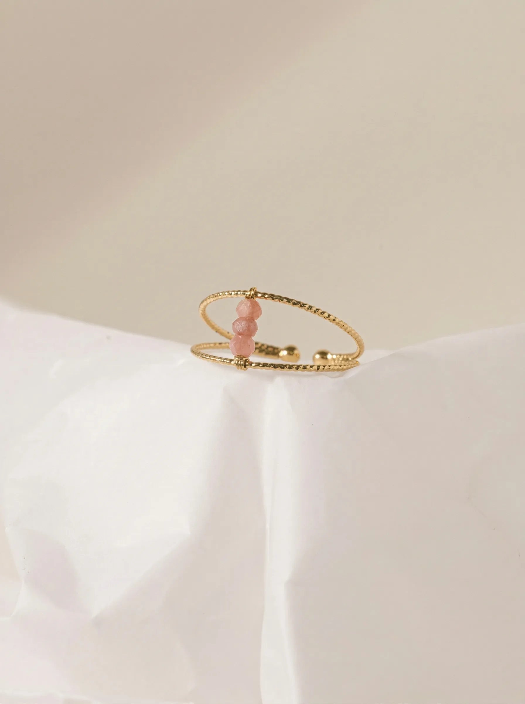 SOLANGE BA ROSE-Bagues / rings-Les Petites Pampilles
