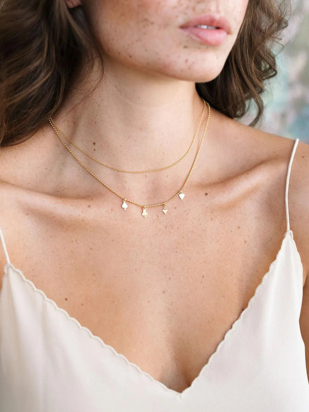 SOLAR CO-Colliers / Necklaces- Bijoux dorés -Les Petites Pampilles