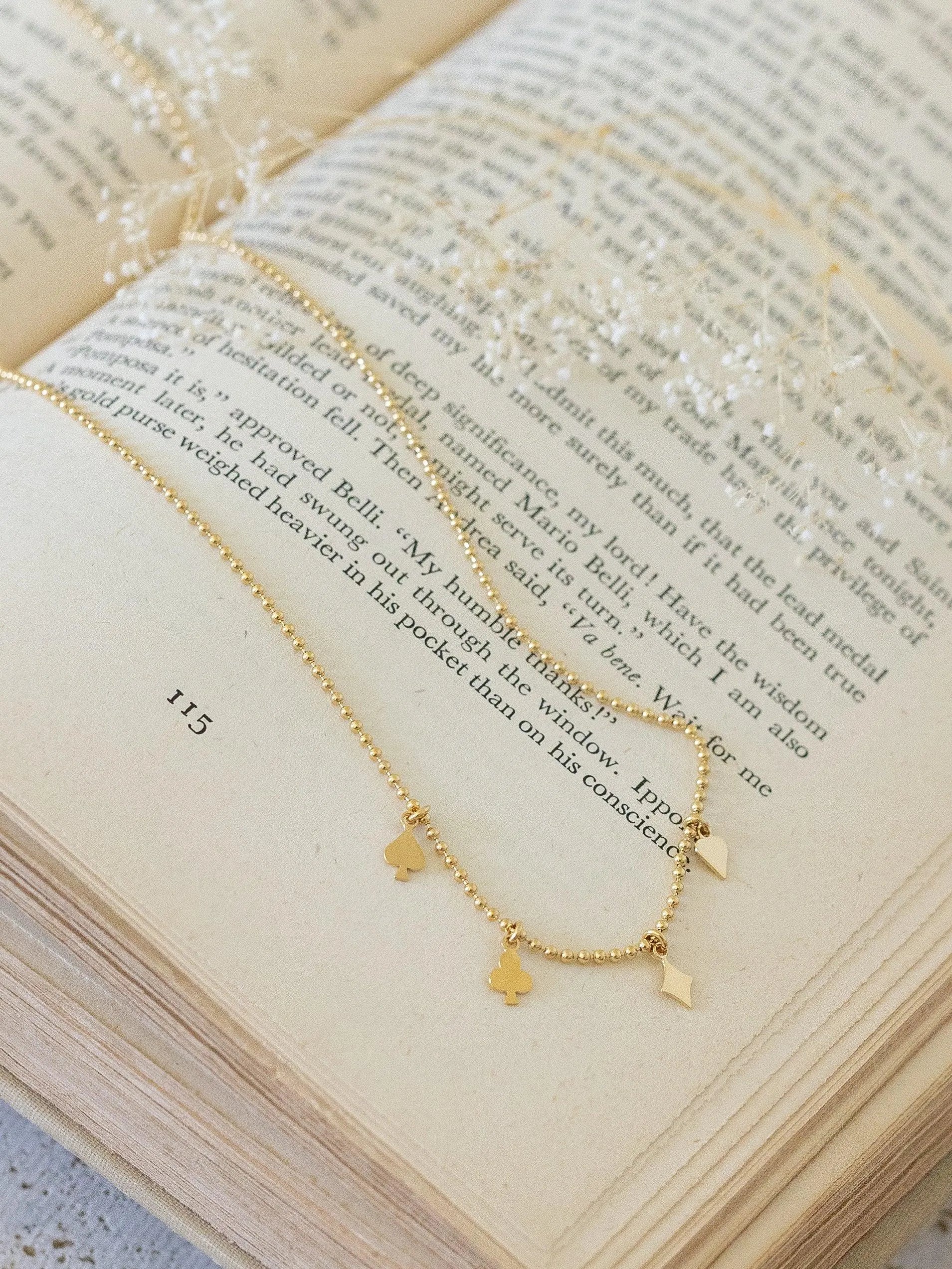 SOLAR CO-Colliers / Necklaces- Bijoux dorés -Les Petites Pampilles