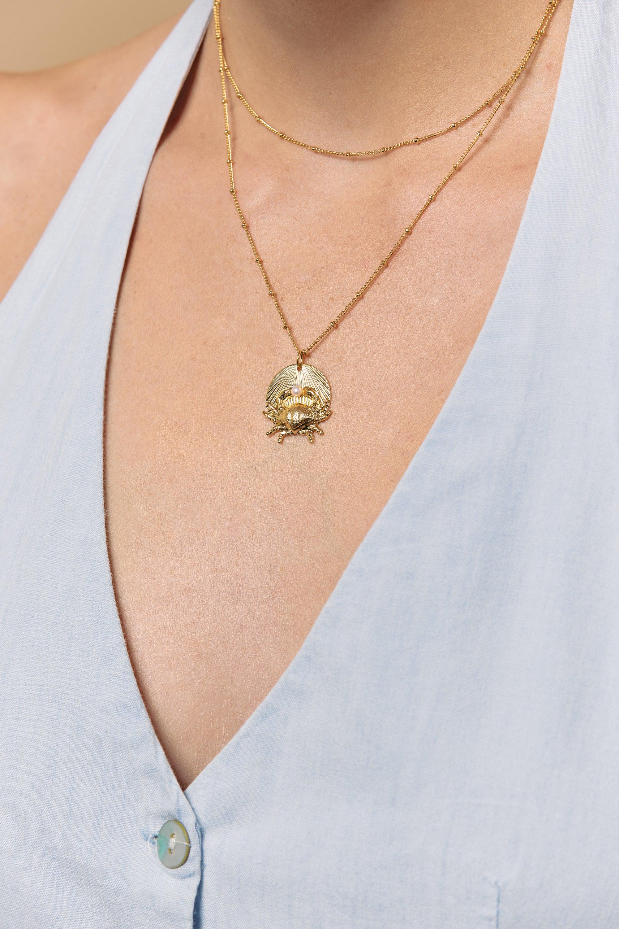 SWIN CO-Colliers / Necklaces- Bijoux dorés -Les Petites Pampilles