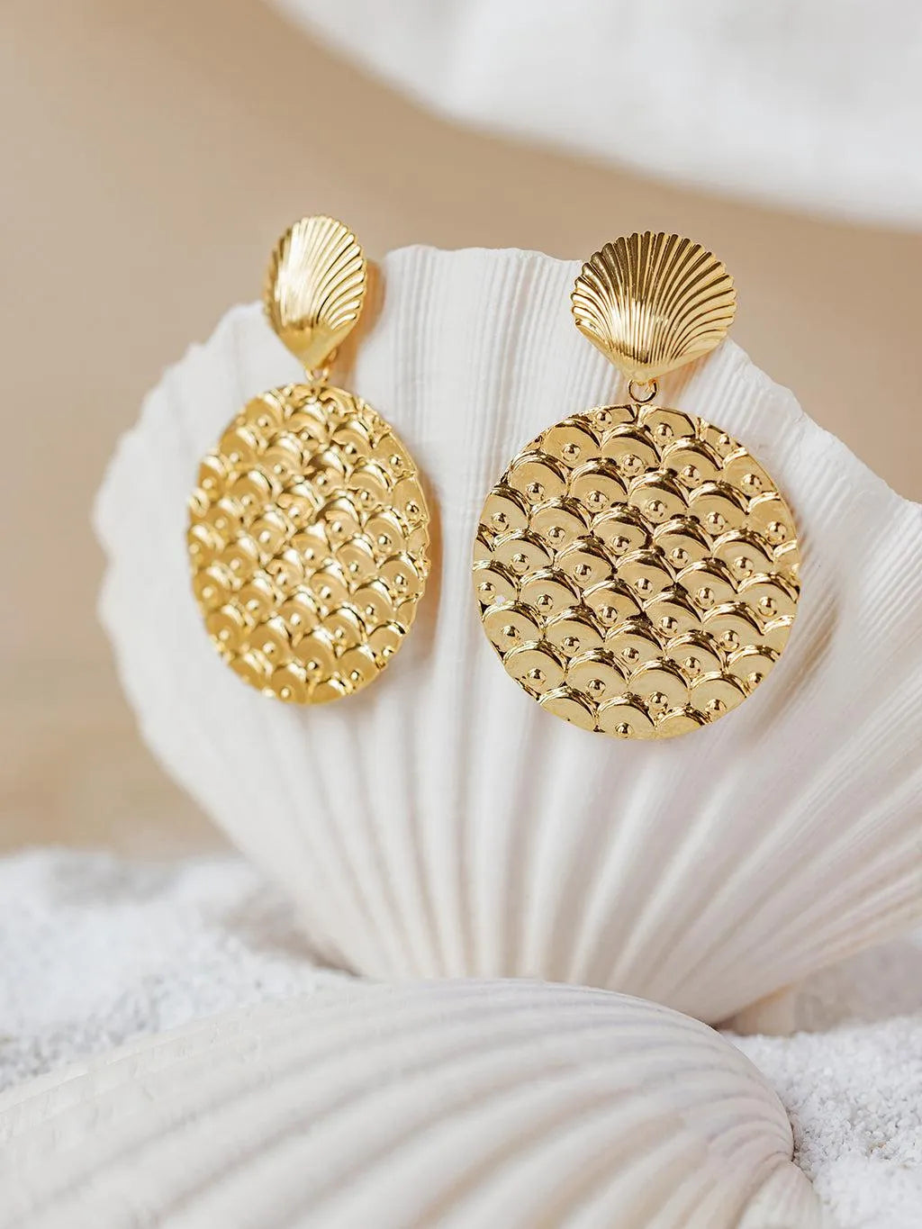 TEMEO BO-BO / Earrings- Bijoux dorés -Les Petites Pampilles