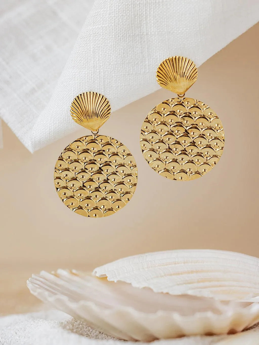 TEMEO BO-BO / Earrings- Bijoux dorés -Les Petites Pampilles