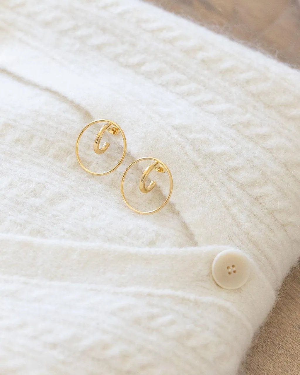 WANDA BO-BO / Earrings- Bijoux dorés -Les Petites Pampilles