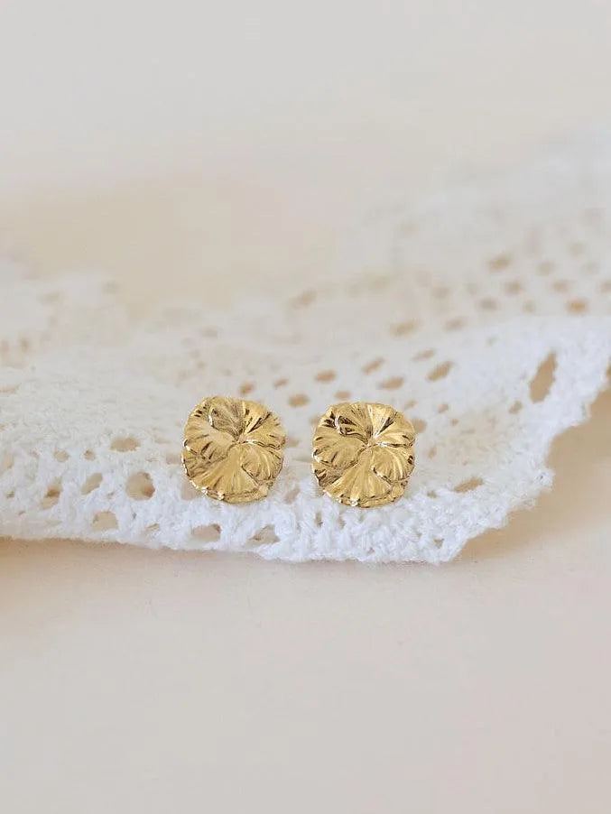 WILDA BO-BO / Earrings- Bijoux dorés -Les Petites Pampilles