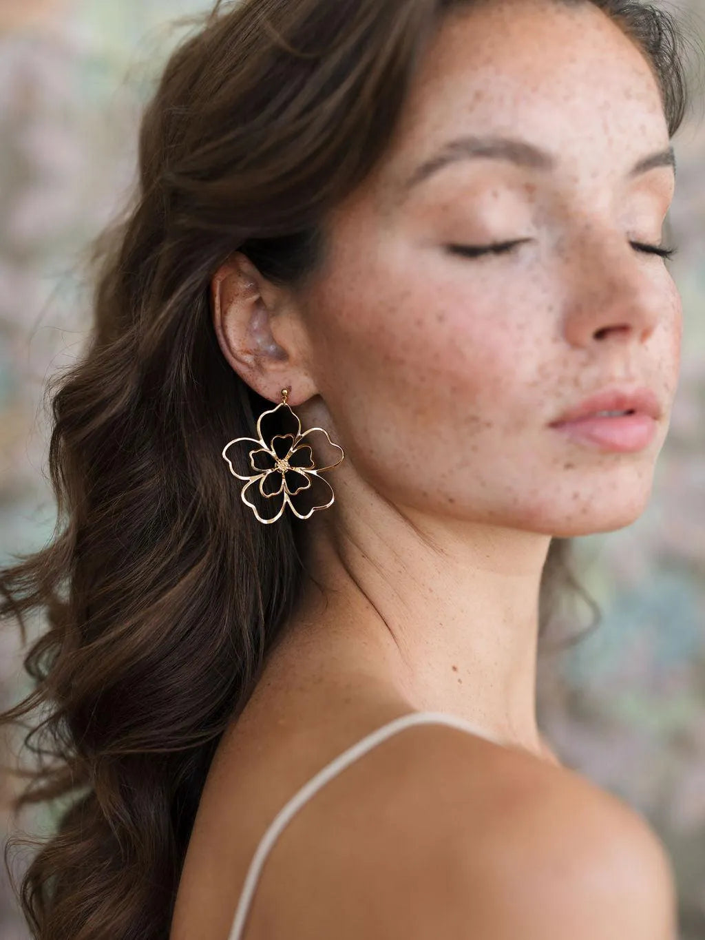 YUNA BO-BO / Earrings- Bijoux dorés -Les Petites Pampilles